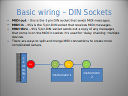 Basic wiring – DIN Sockets
